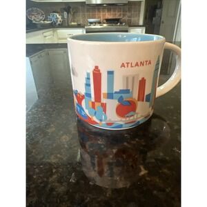 Starbucks Coffee Mug Atlanta Georgia You Are Here Collection 14 oz 2013‎ Collect